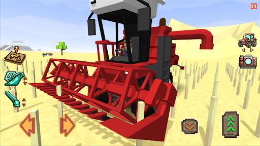 Blocky Farm Racing amp Simulator – free driving game mod screenshots 1