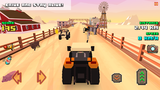 Blocky Farm Racing amp Simulator – free driving game mod screenshots 2