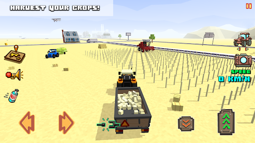 Blocky Farm Racing amp Simulator – free driving game mod screenshots 4