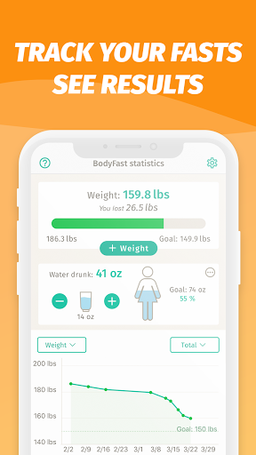 BodyFast Intermittent Fasting Tracker – Diet Coach mod screenshots 3