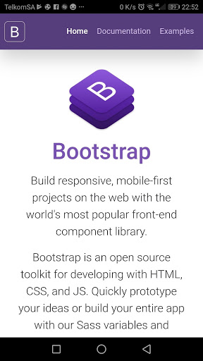 Bootstrap 4 mod screenshots 1