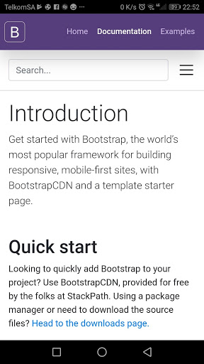 Bootstrap 4 mod screenshots 2
