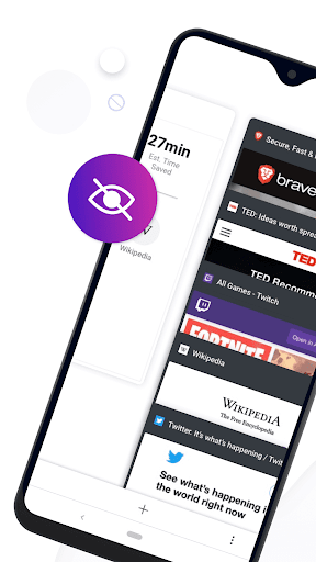 Brave Private Browser Fast secure web browser mod screenshots 3