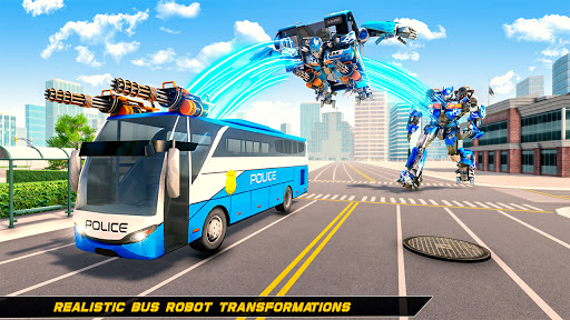 Bus Robot Car Transform War Spaceship Robot game mod screenshots 3