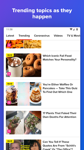 BuzzFeed News Tasty Quizzes mod screenshots 4