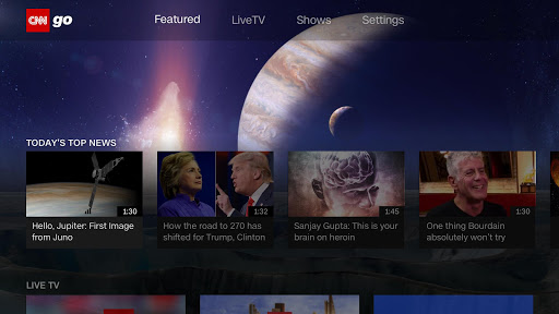 CNNgo for Android TV mod screenshots 2