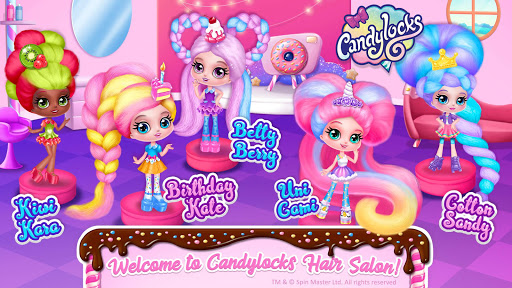 Candylocks Hair Salon – Style Cotton Candy Hair mod screenshots 2