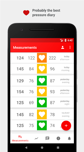 Cardio Journal Blood Pressure Log mod screenshots 1