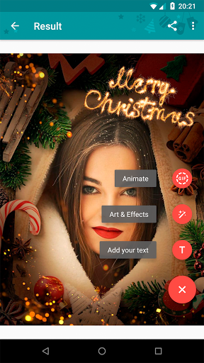 Christmas Photo Frames Effects amp Cards Art mod screenshots 5