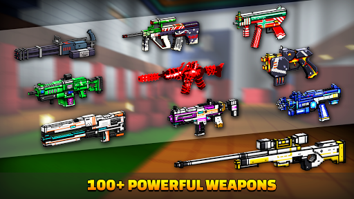 Cops N Robbers – 3D Pixel Craft Gun Shooting Games mod screenshots 5