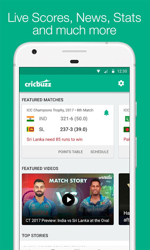 Cricbuzz – Live Cricket Scores amp News mod screenshots 1