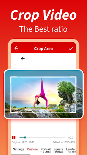 Crop amp Trim Video editor – video crop cut amp trim mod screenshots 1