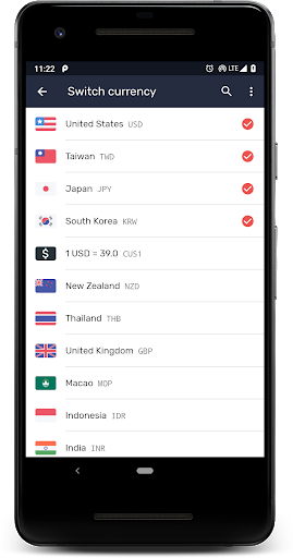 Currency Exchange rates Travel accountingamptags mod screenshots 2