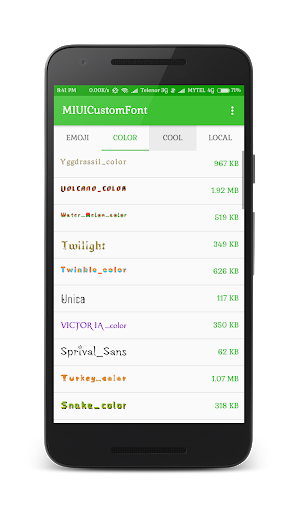Custom Font Installer For MIUI mod screenshots 3
