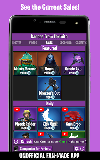 Dances from Fortnite Emotes Shop Wallpapers mod screenshots 3