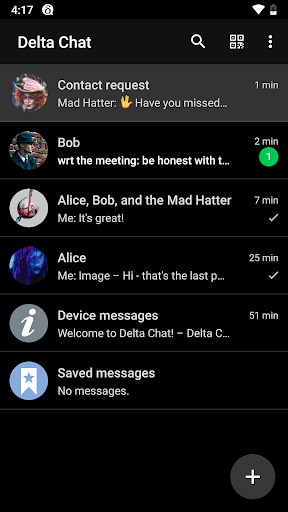 Delta Chat mod screenshots 1