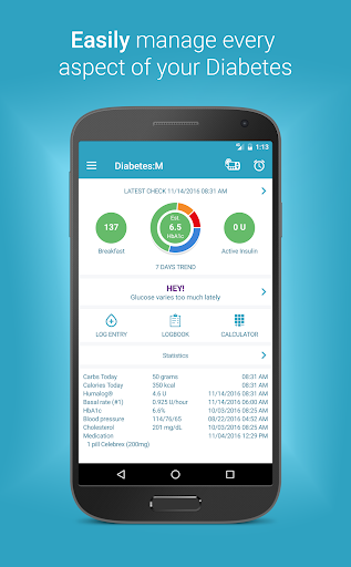 DiabetesM – Management amp Blood Sugar Tracker App mod screenshots 1