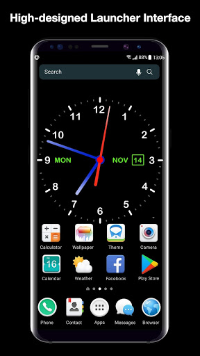 Digital Clock Live Wallpaper amp Launcher mod screenshots 3