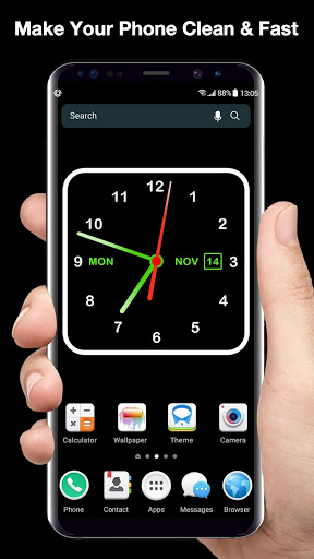 Digital Clock Live Wallpaper amp Launcher mod screenshots 4