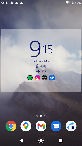 Digital Clock and Weather Widget mod screenshots 2