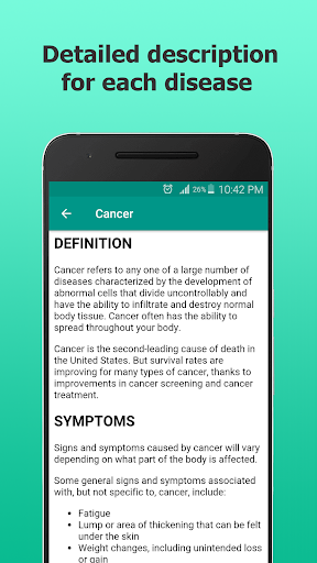 Diseases Dictionary amp Treatments Offline mod screenshots 3