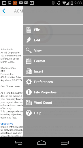 Docs To Go Free Office Suite mod screenshots 3