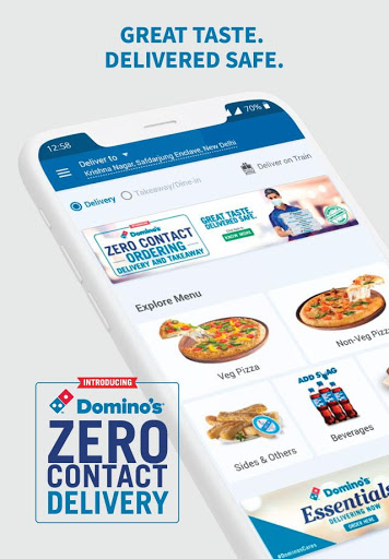 Dominos Pizza – Online Food Delivery App mod screenshots 1