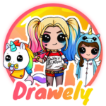 Drawely – How To Draw Cute Girls and Coloring Book MOD