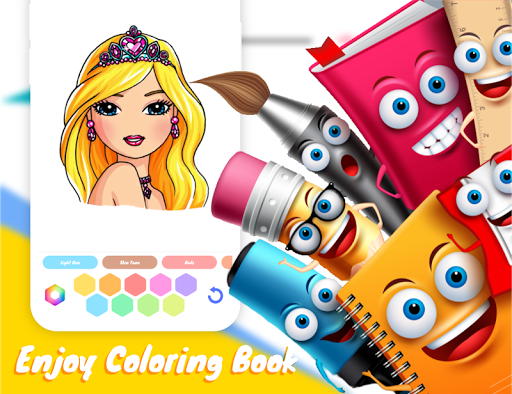 Drawely – How To Draw Cute Girls and Coloring Book mod screenshots 4