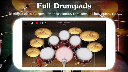 Drum Live Real drum set drum kit music drum beat mod screenshots 1