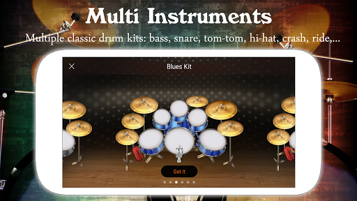 Drum Live Real drum set drum kit music drum beat mod screenshots 5