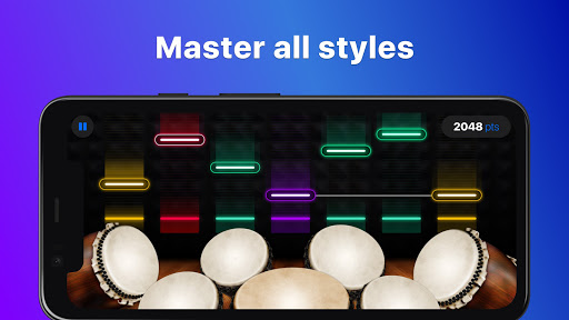 Drums real drum set music games to play and learn mod screenshots 4