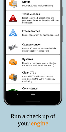 EOBD Facile OBD2 car diagnostic scanner Bluetooth mod screenshots 4