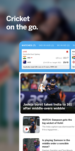 ESPNCricinfo – Live Cricket Scores News amp Videos mod screenshots 1