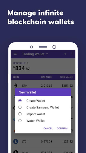 Enjin Bitcoin Ethereum Blockchain Crypto Wallet mod screenshots 3