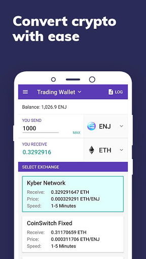 Enjin Bitcoin Ethereum Blockchain Crypto Wallet mod screenshots 4