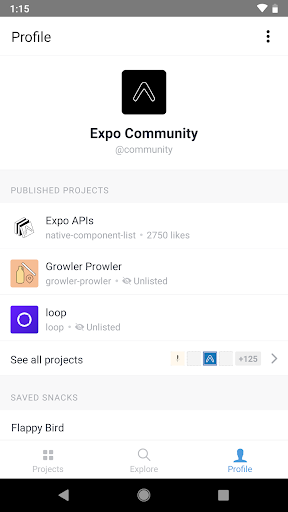 Expo Go mod screenshots 1