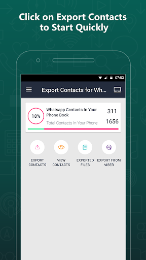 Export Contacts For WhatsApp mod screenshots 1
