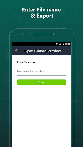 Export Contacts For WhatsApp mod screenshots 2