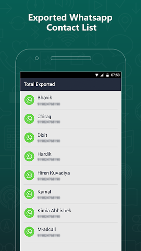Export Contacts For WhatsApp mod screenshots 3