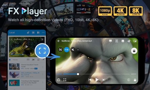 FX Player – video player amp converter Chromecast mod screenshots 1