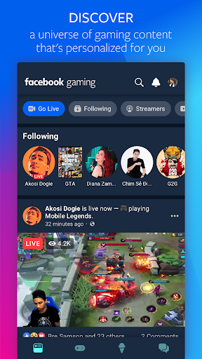 Facebook Gaming Watch Play and Connect mod screenshots 1