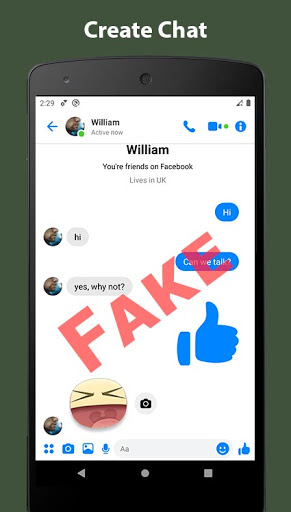 Fake Chat Conversation – prank mod screenshots 3