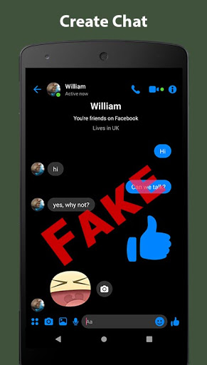 Fake Chat Conversation – prank mod screenshots 4