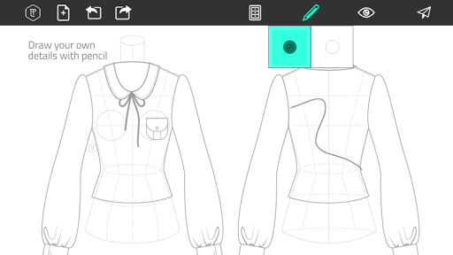 Fashion Design Flat Sketch mod screenshots 5