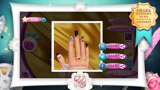 Fashion Nails 3D Girls Game mod screenshots 5