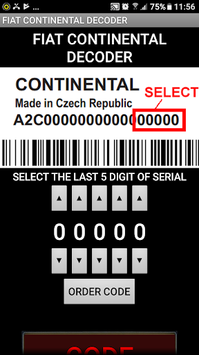 FiatContinental VP1 VP2 Radio Code Decoder A2C… mod screenshots 1