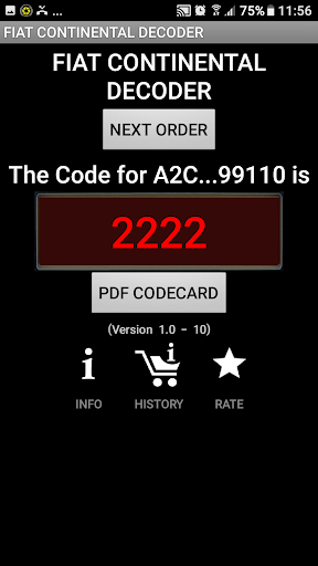 FiatContinental VP1 VP2 Radio Code Decoder A2C… mod screenshots 2