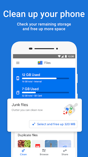 Files by Google Clean up space on your phone mod screenshots 1