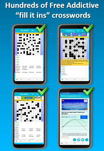 Fill in puzzles free – Free Word Puzzle Game mod screenshots 1